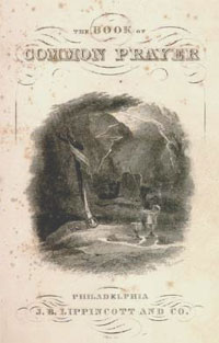 Frontispiece from an 1843 BCP