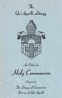 cover, Qu'Appelle Liturgy