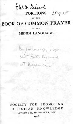title page