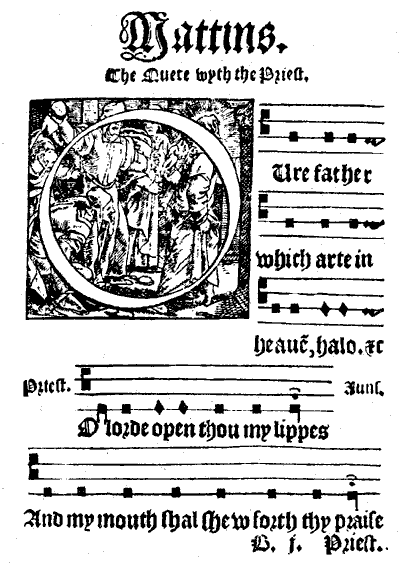 Matins, page 1