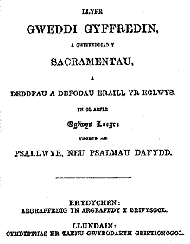title page, Welsh BCP of 1938
