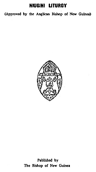 title page, Niugini Liturgy